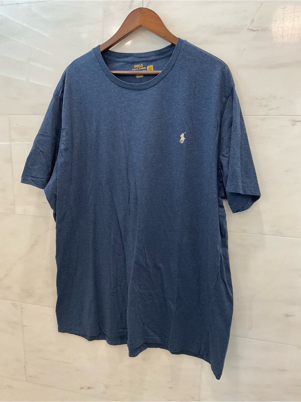 POLO Ralph Lauren Big & Tall HEATHER BLUE Short Sleeve Crewneck T Shirt 3XLT S43